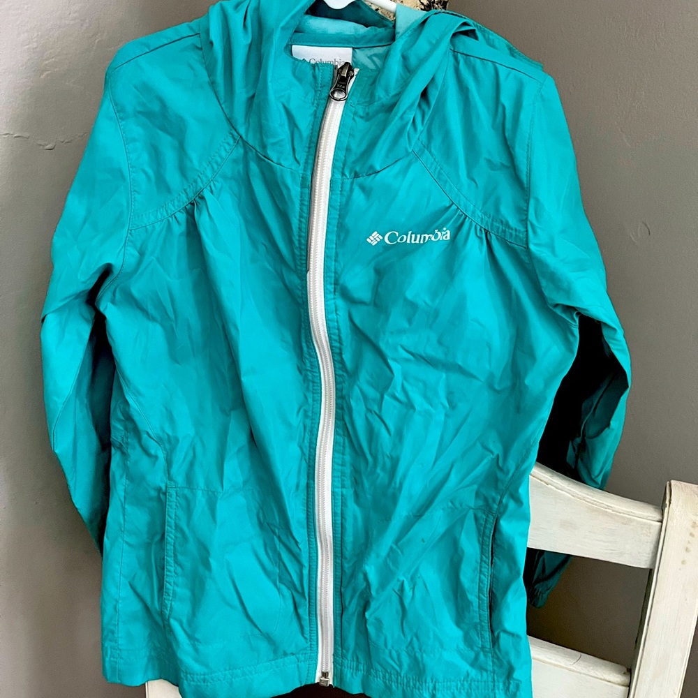 Girls rain jacket.